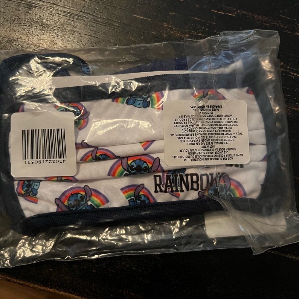 Disney Stitch Rainbow Face Mask(s)